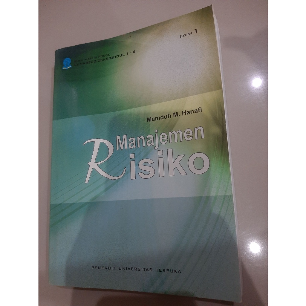 Jual MODUL UNIVERSITAS TERBUKA MANAJEMEN RISIKO EDISI 1 / MANAJEMEN ...