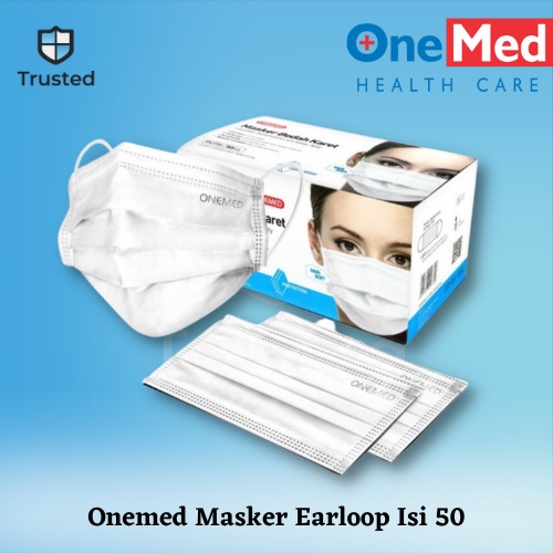 Jual Masker Onemed Ply Earloop Surgical Masker Bedah Onemed Shopee Indonesia