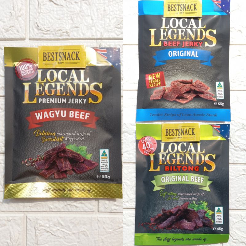 Jual Local Legends Biltong Original / Local Legends Beef Jerky Original