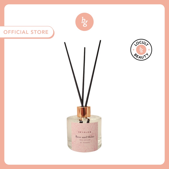 Jual Kemayu - Rose and Shine - Mini Reed Diffuser (Hey, Glow X Kemayu ...