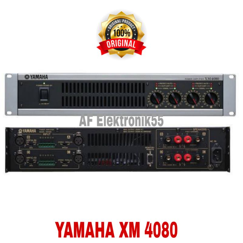 Jual Power Yamaha XM 4080 ( Output 4 Channel ) Original | Shopee