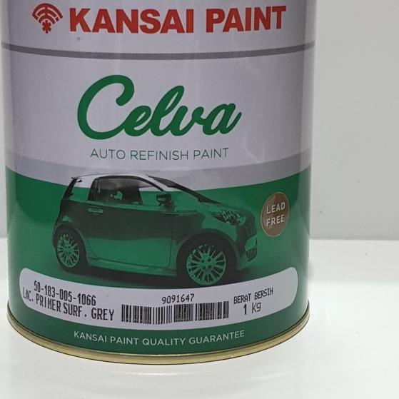 Jual Cat Dasar Meni Besi CELVA 1 Kg KANSAI PAINT / Zinc Chromate Grey