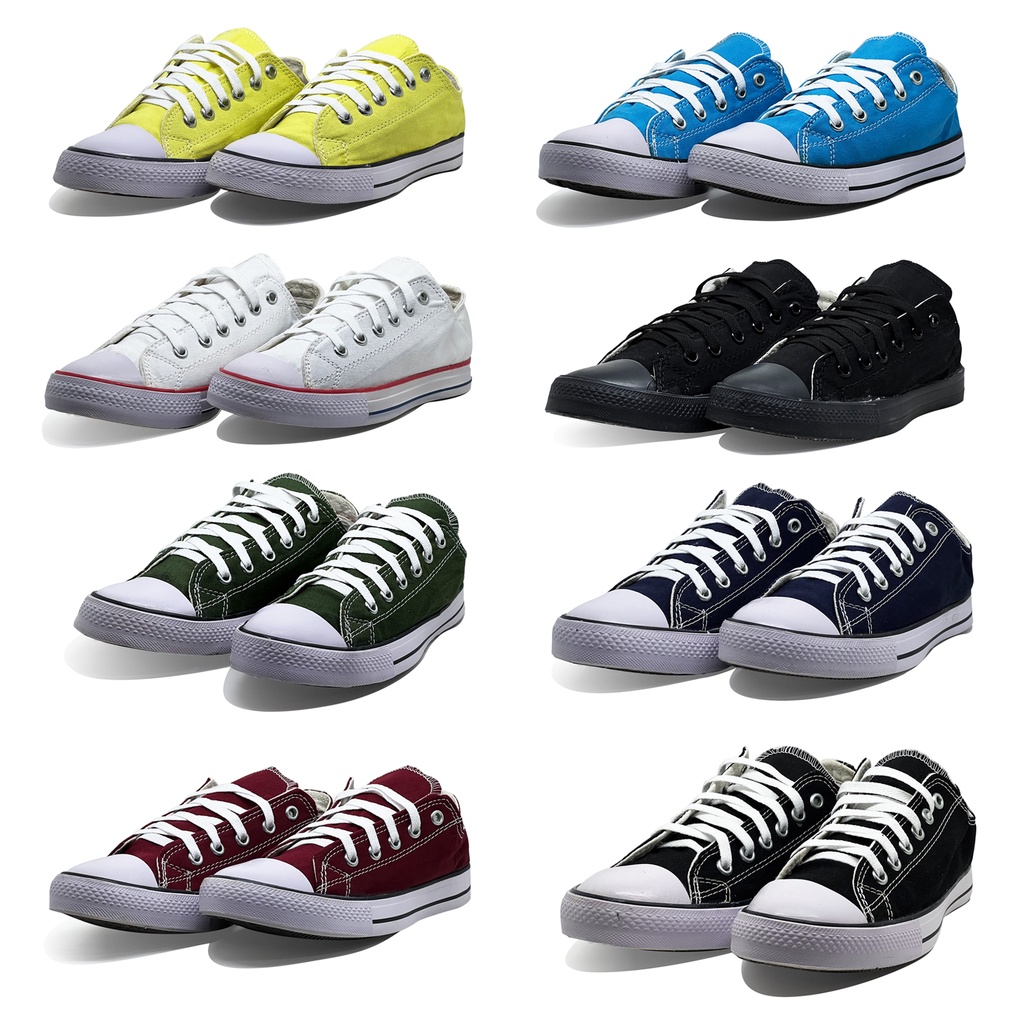 Jual Sepatu Sekolah Sepatu Sneaker Wanita Sepatu Sneaker Pria (Tanpa