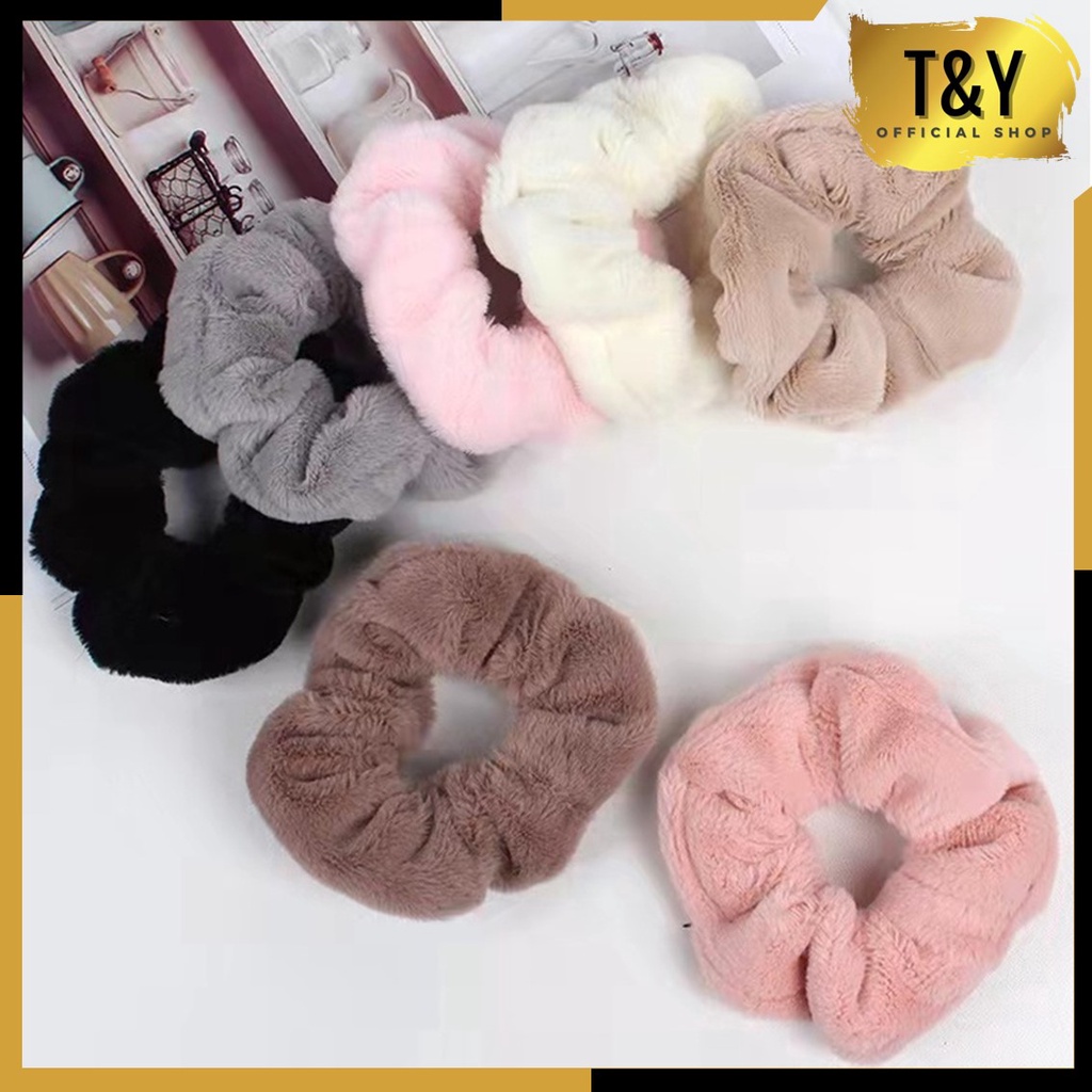 Jual T&Y Ikat Rambut Scrunchie Korea Hijab Gelang Hairband Kunciran ...