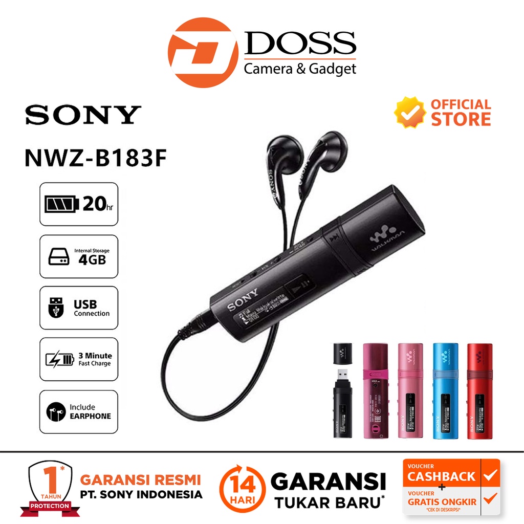 Jual Sony NWZ-B183F Walkman | Shopee Indonesia