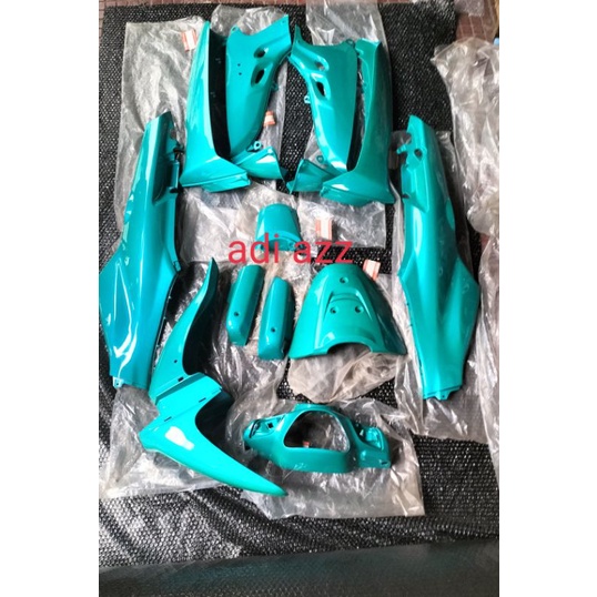 Jual Body Full Set Komplit Halus Tebeng Sayap Body Hijau Tosca Shogun R New Original Sgp