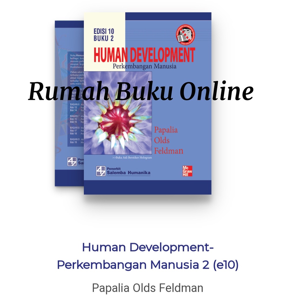 Jual Human Development-Perkembangan Manusia 2 (e10) | Shopee Indonesia