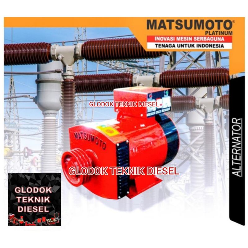 Jual Dinamo Alternator Tembaga Matsumoto STC-15 KW 3 Phase ORIGINAL ...