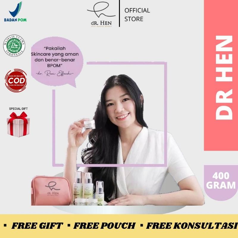 Jual dR Hen Paket Whitening Athena Skincare by Dr. Richard Lee