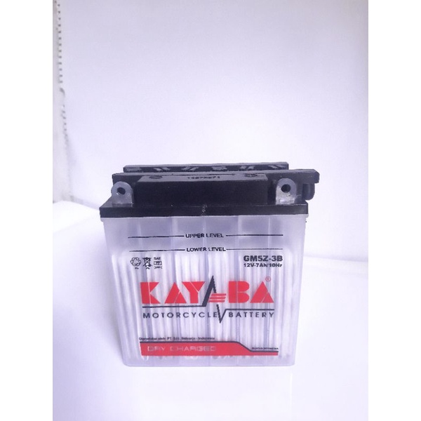 Jual Aki Basah Baru GM5Z-3B KAYABA 12 Volt, 7 Ampere Cocok Grand, Prima ...