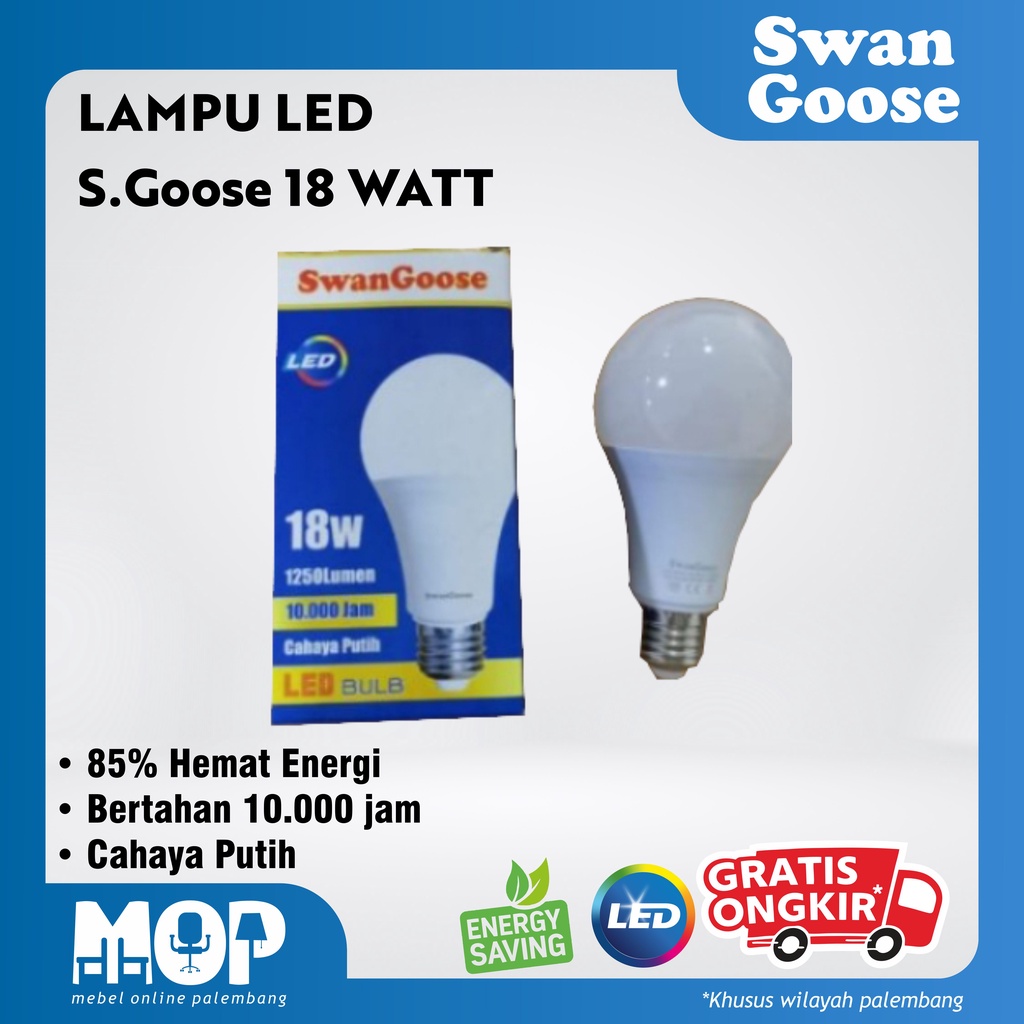 Jual Lampu Led Putih Swan Goose Watt Shopee Indonesia