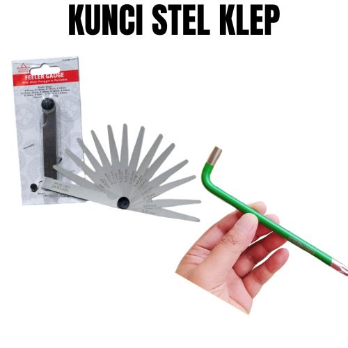 Jual Paket Kunci L Stel Klep T Dan Feeler Gauge Pengukur Celah Klep