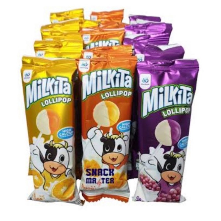 Jual PERMEN MILKITA LOLIPOP RENCENG ISI 10PCS dan PERMEN SPLITZ ISI ...