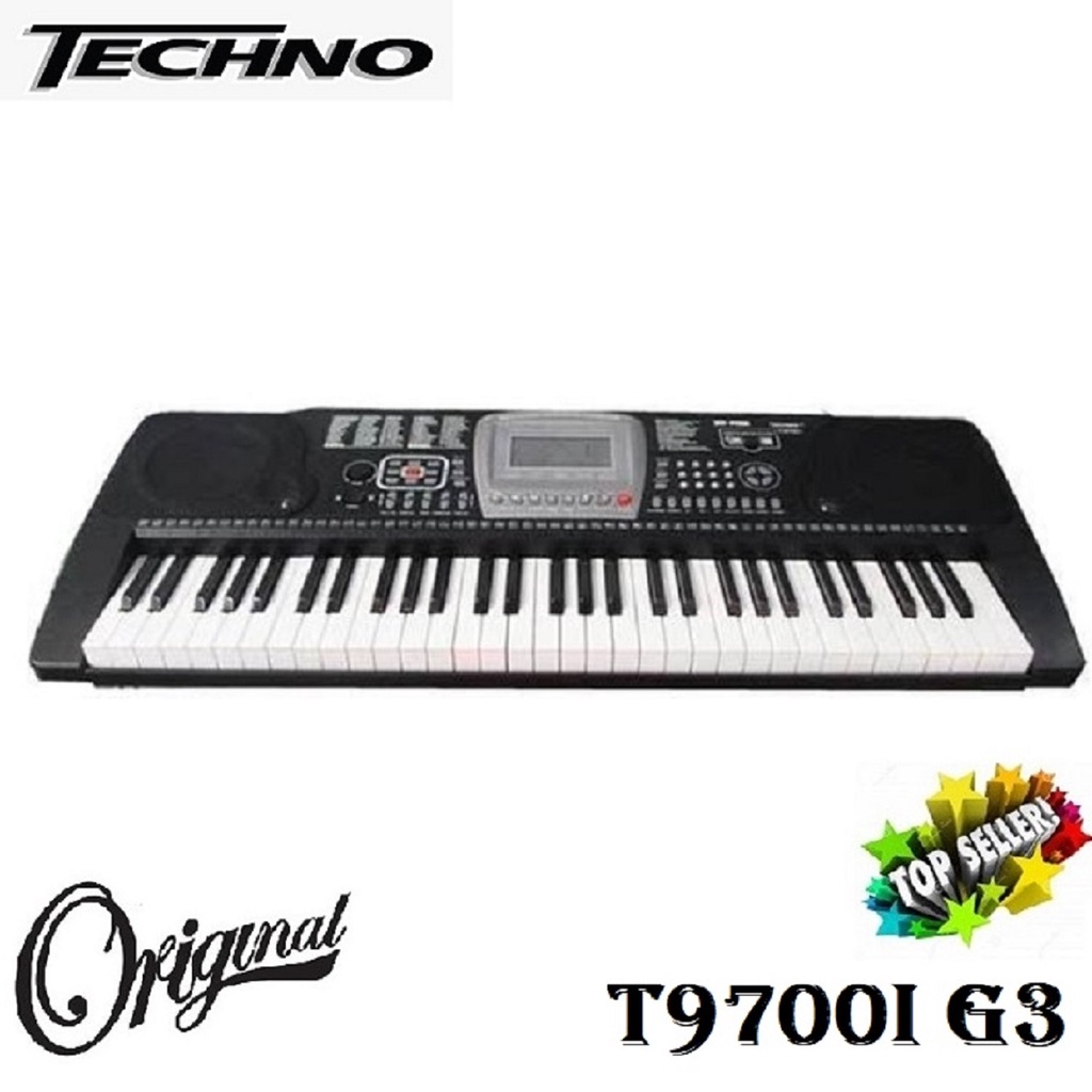 Jual Keyboard Piano Techno T 9700i G3 Techno T-9700i G3 Techno T9700i ...