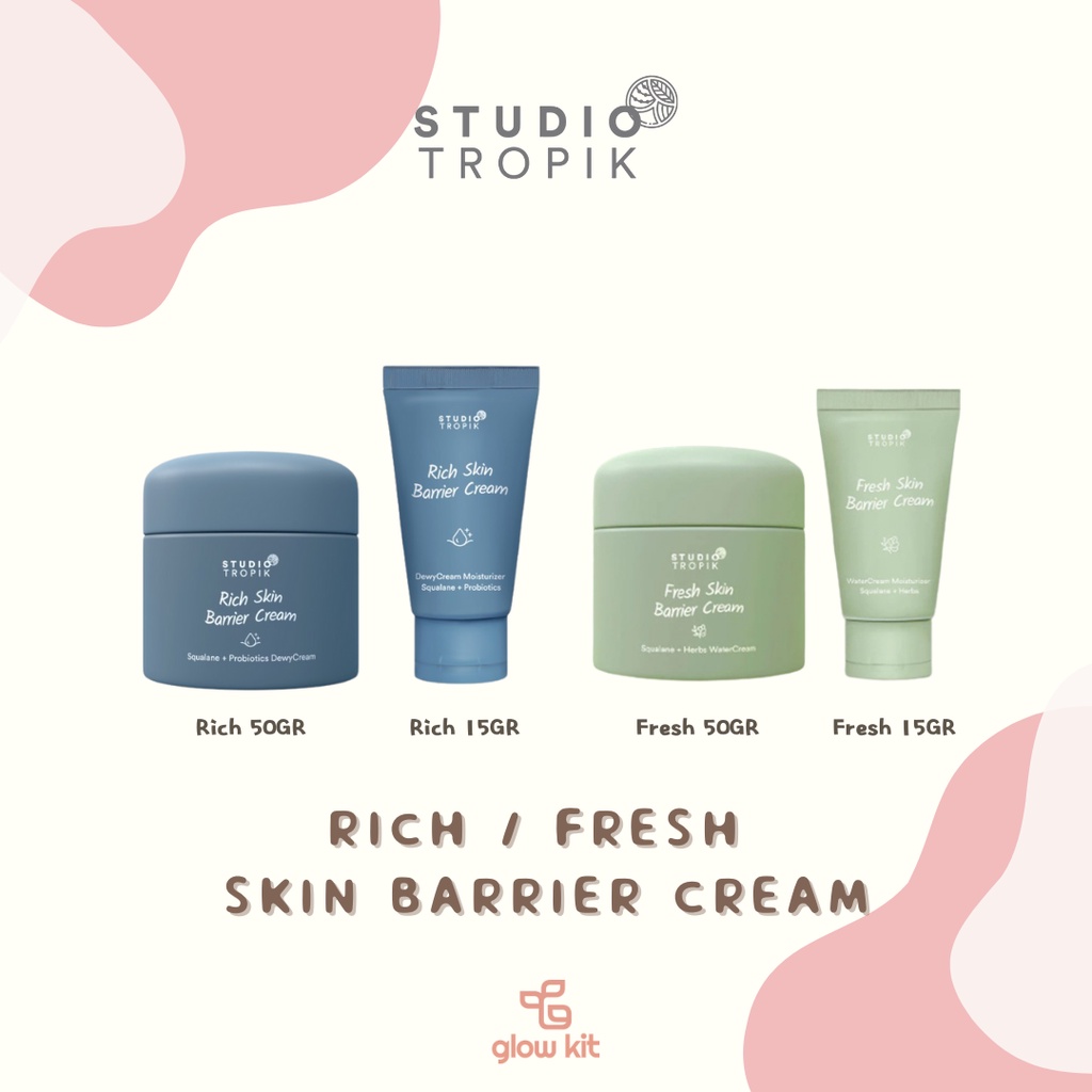 Jual Studio Tropik Rich Fresh Skin Barrier Cream | Pelembab Wajah ...