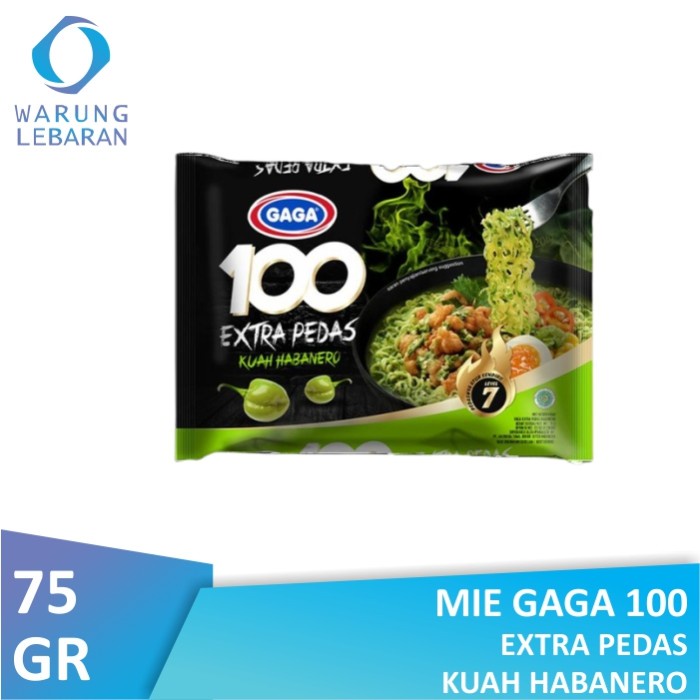 Jual Mie Gaga 100 Extra Pedas Kuah Habanero 75gr Shopee Indonesia