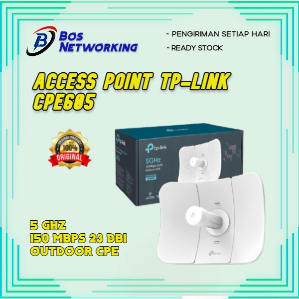 Jual Access Point TP Link CPE605 Outdoor 5GHz 150Mbps 23dBi Shopee