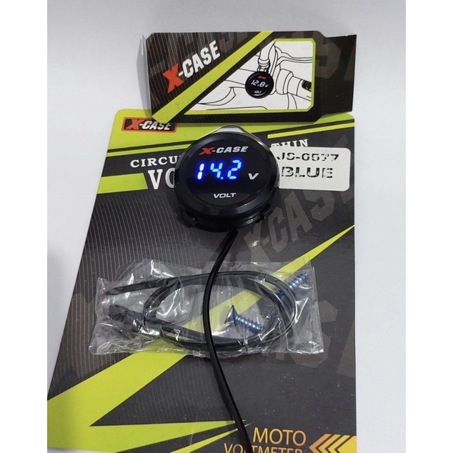 Jual Volt meter aki voltmeter aki motor pengukur aki motor 12 volt volt