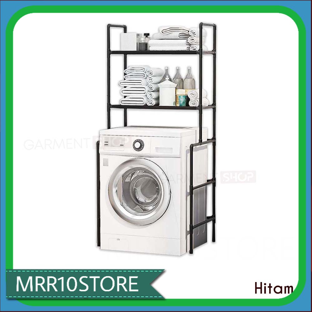 Rak Mesin Cuci Kamar Mandi Susun Besar Toilet Portable Organizer Tempat  Sabun Standing Rack Serbaguna