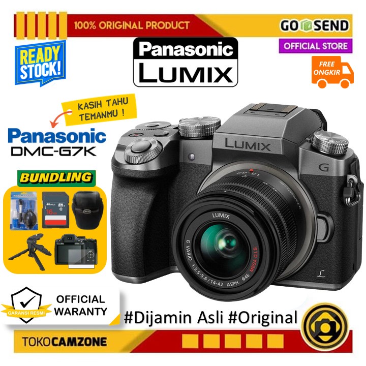 Panasonic Dmc G7k Lumix G7 Mirrorless Panasonic Lumix G7 Kit 14
