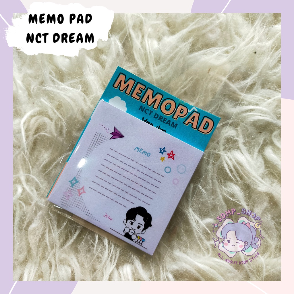 Jual MEMO PAD MEMOPAD NOTES CATATAN NCT DREAM BEAT BOX CAFE DREAM ...