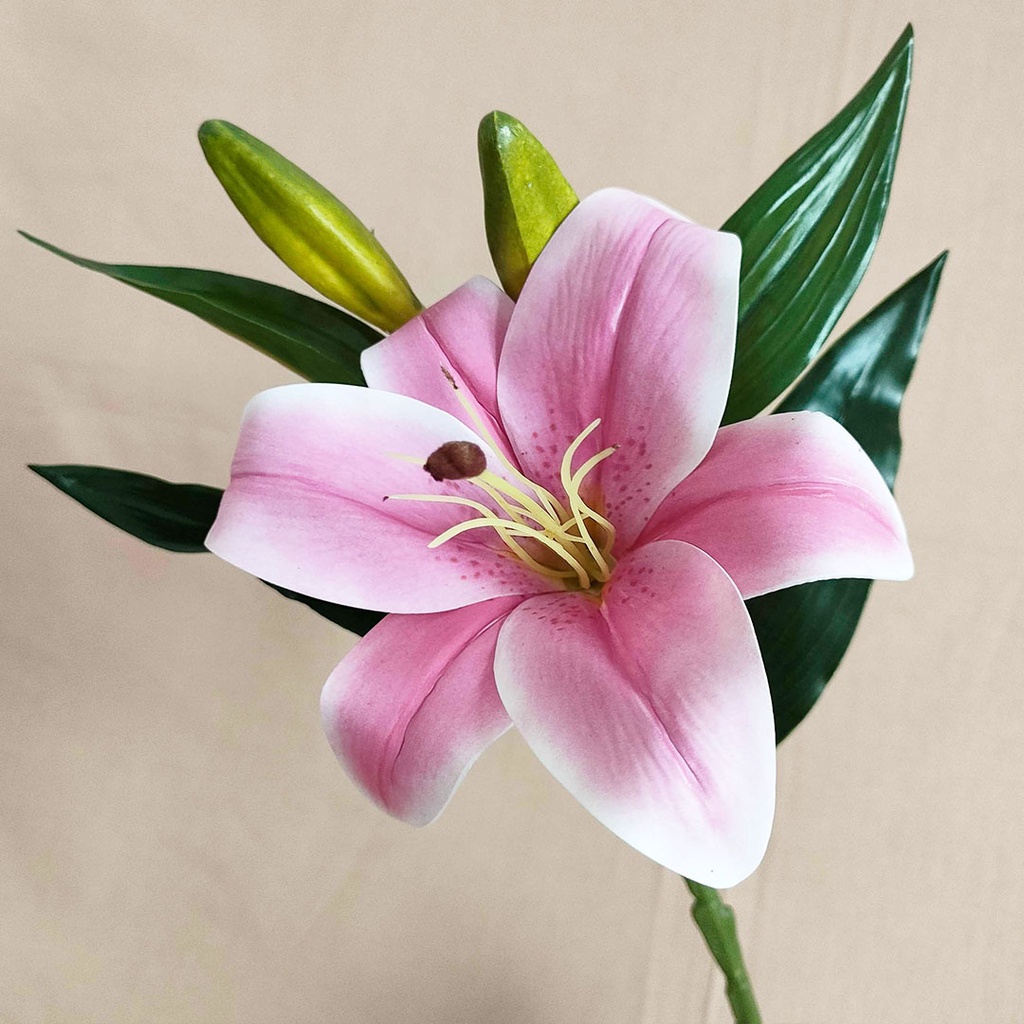 Jual Real Touch Lily Flower Bunga Lily Imitasi Latex Artificial