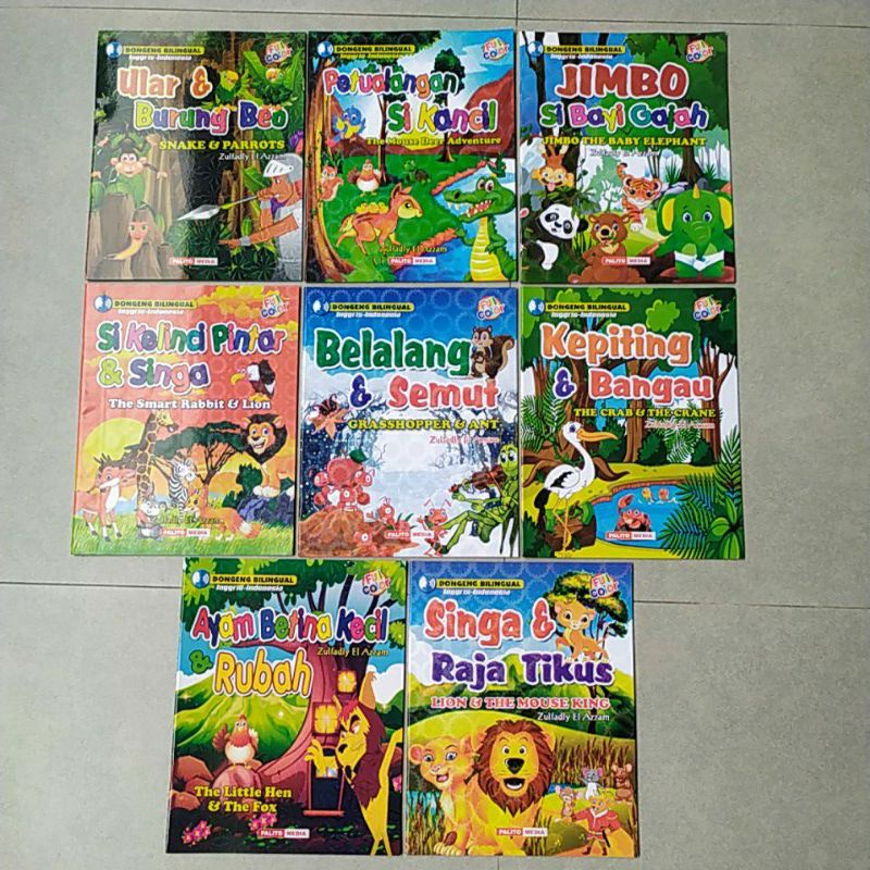 Jual DONGENG BILINGUAL. CERITA BINATANG BILINGUAL. BUKU CERITA BINATANG ...