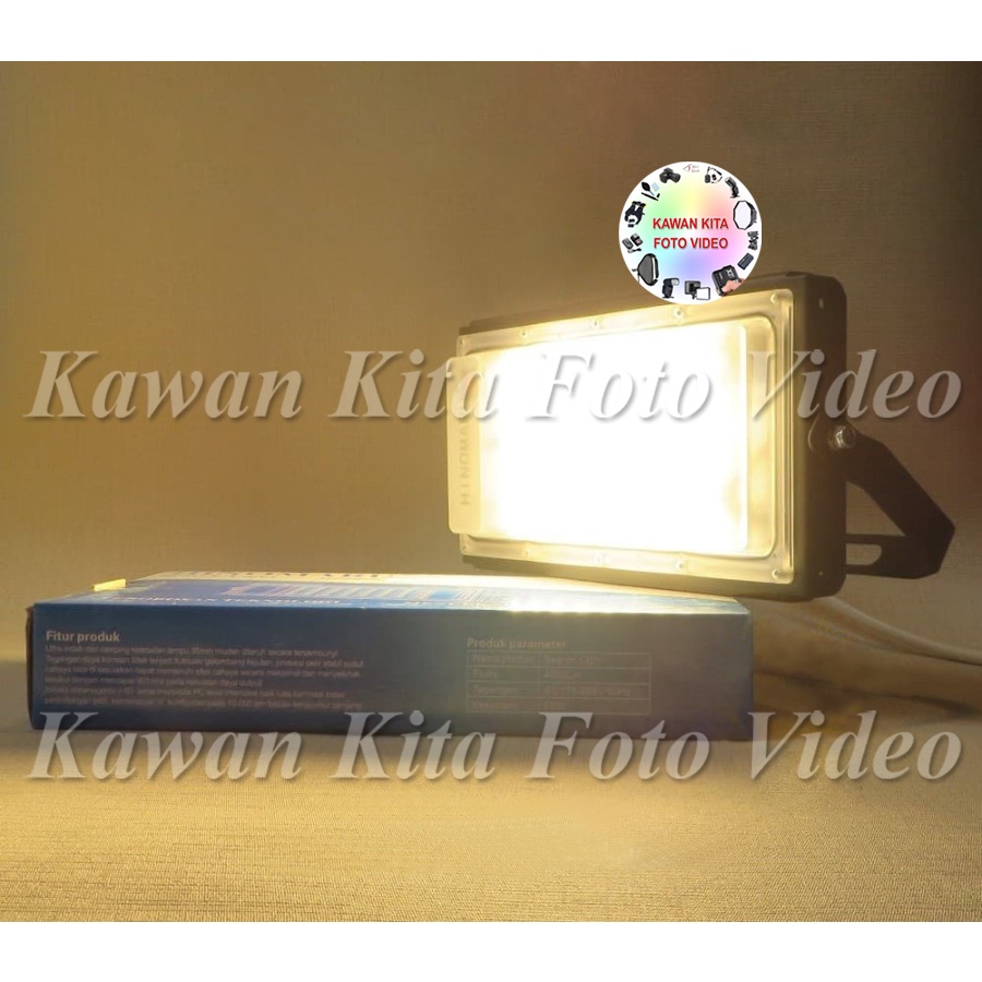 Jual Lampu LED Hinomaru 50 watt 3000K (Kuning) - Foto Video Shooting ...
