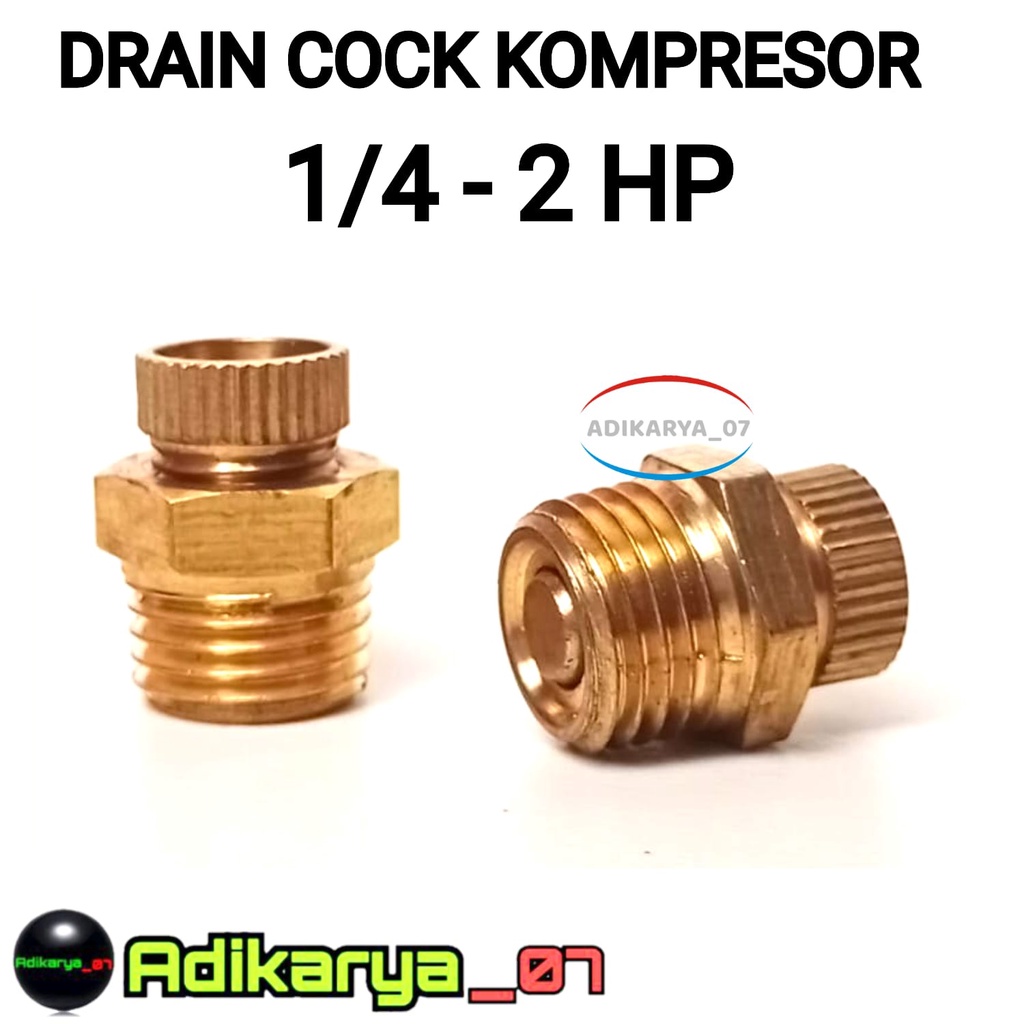 Jual Nepel Tutup Pembuangan Air Angin Drain Cock Kompresor Tutup Air Kompresor Shopee Indonesia