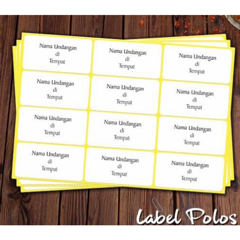 Jual label undangan | Shopee Indonesia