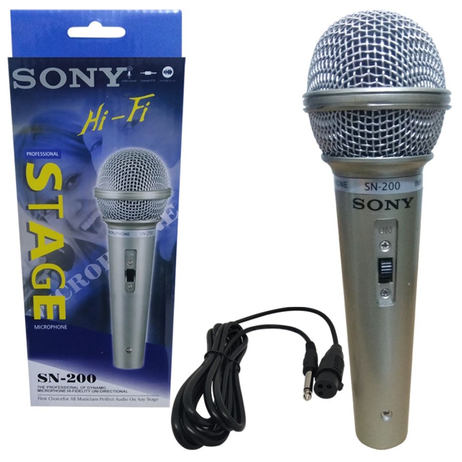 Jual Mic Microphone Kabel Sony SN200 SN 200 Mikrofon Kabel | Shopee ...
