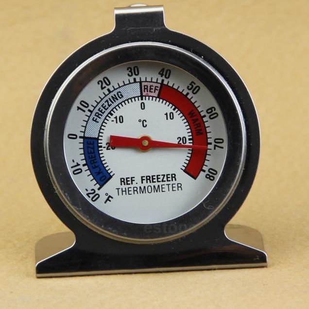 Jual Temperature Refrigerator Freezer Dial Type Thermometer Stainless