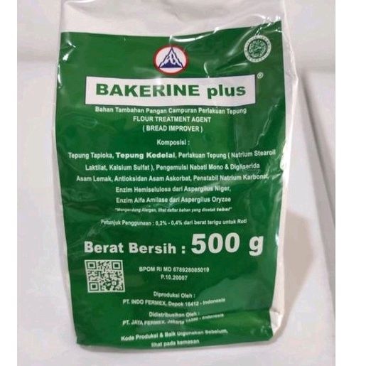 Jual Bakerine Plus Bread Improver 500 Gr Shopee Indonesia