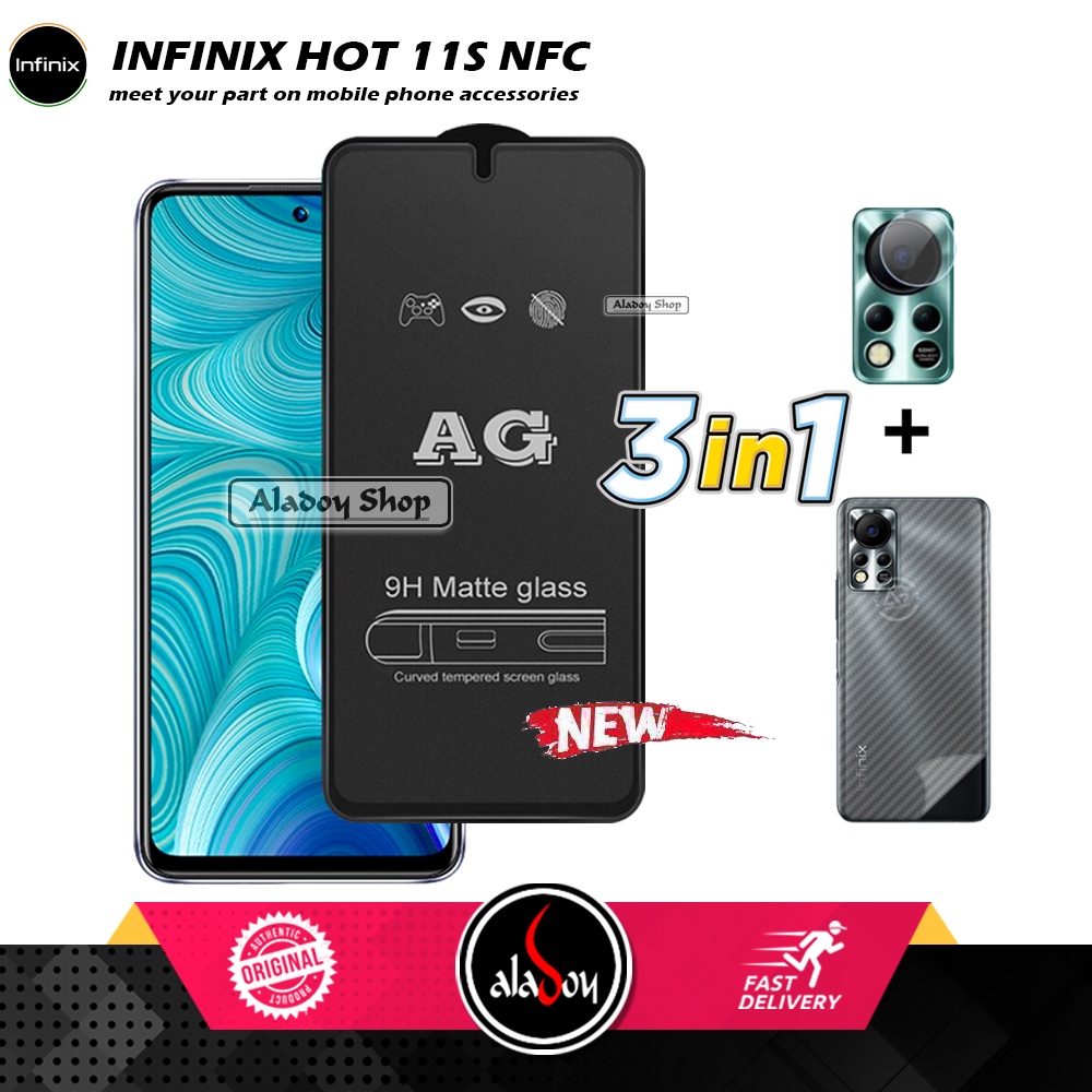 Jual Paket In Tempered Glass Layar Matte Anti Glare Infinix Hot S Nfc Free Tempered Glass