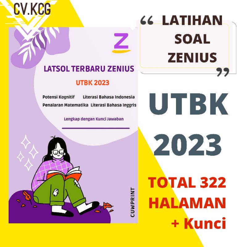 Jual Buku Latihan Soal Snbt Latsol Zenius Utbk Terbaru 2023 322 Halaman