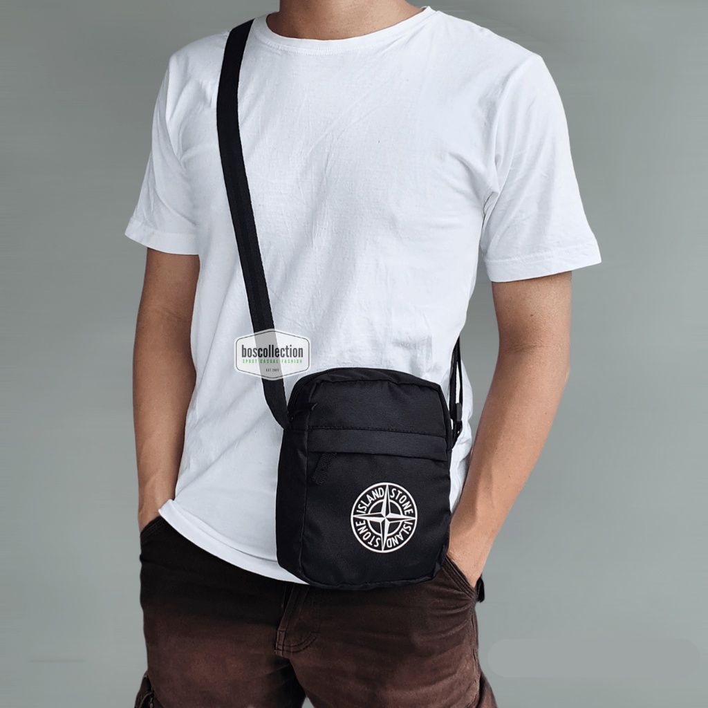 TAS SELEMPANG MINI PRIA | Larsen | tas selempang anti air | tas selmpang  pria | Unisex Sling Bag