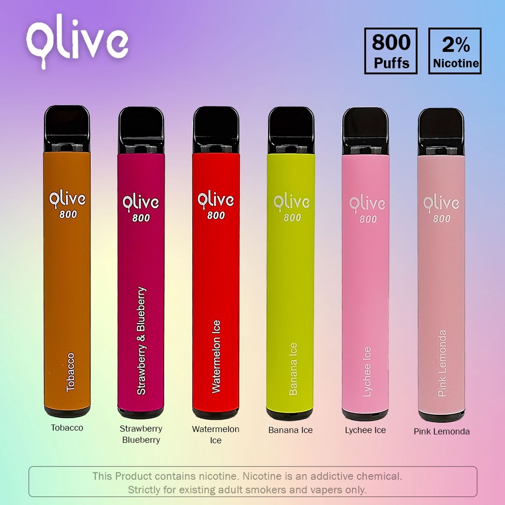 Jual QLIVE 800puffs Disposible Pods 100 Original Various Flavors