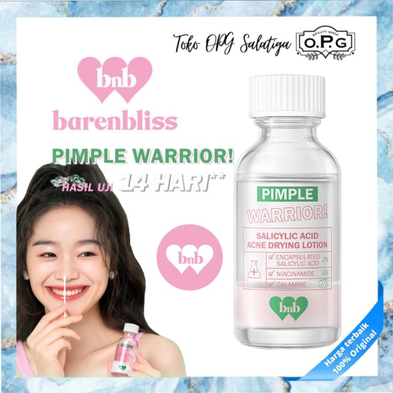 Jual Barenbliss Barenbliss Bnb Bnb Barenbliss Pimple Warrior Salicylic Acid Acne Drying