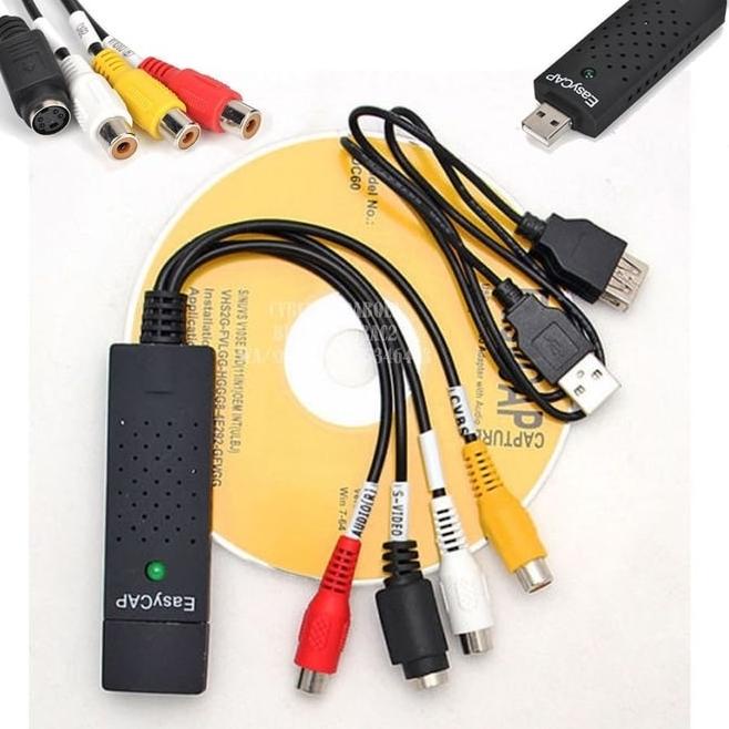 Jual usb to av rca easy capture usb 2 0 dvr 1 channel suport android