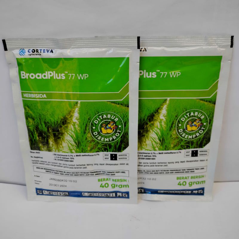 Jual Herbisida Ally Plus / Broadplus 77WP 40gram Herbisida Selektif ...