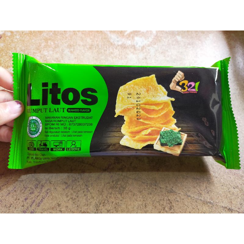 Jual Snack Litos Rumput Laut 35gr Shopee Indonesia