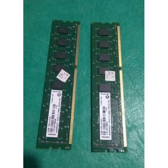 Jual RAM DDR3 2GB PC 10600 VISIPRO | Shopee Indonesia