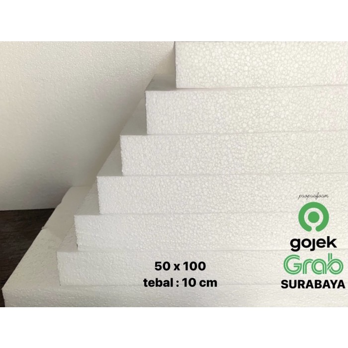Jual Styrofoam Gabus Lembaran 50 x 100 cm tebal 10 cm | Shopee Indonesia