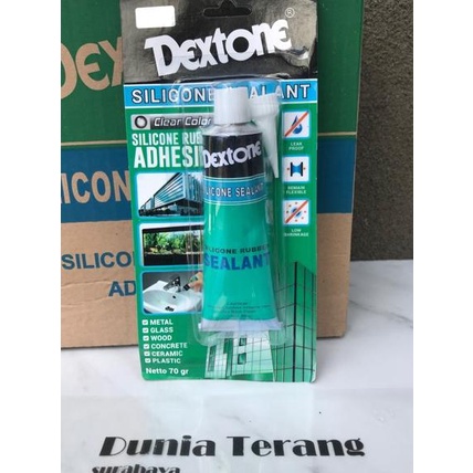 Jual Tren Terbaru Lem Silicone Sealant Dextone Gram Bening Lem Aquarium Sealer Rubber