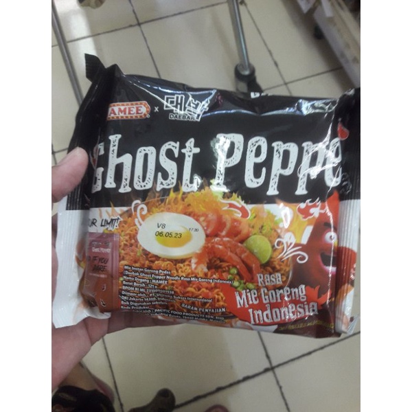 Jual Mamee Ghost Pepper Mamee Daebak Ghost Pepper Instant Noodles Mie Viral Shopee Indonesia 