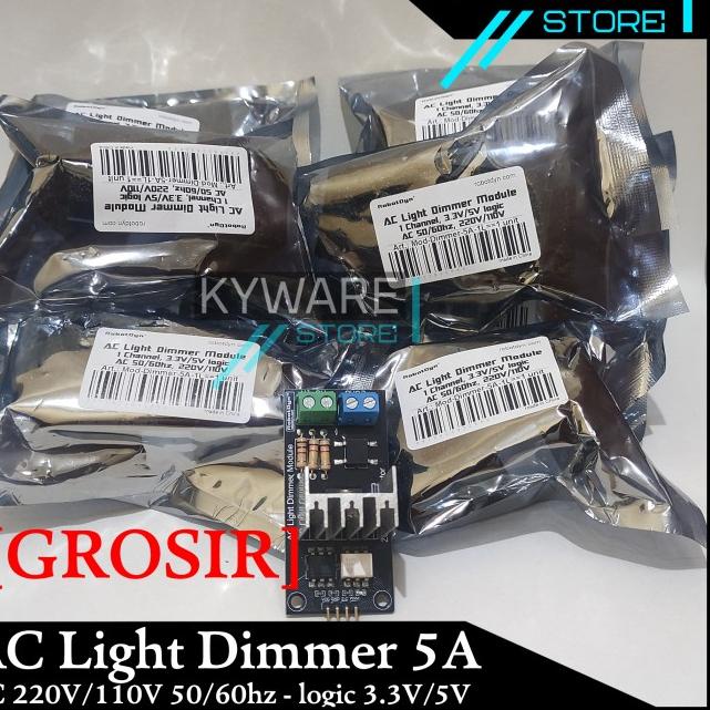 Jual AC Light Dimmer Robotdyn Module 1 Channel 220V 110V logic 5V 3.3V