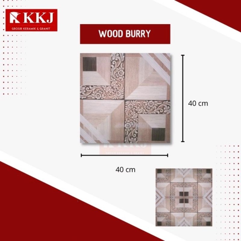 Jual Keramik Lantai Arwana Wood Burry 40x40 Kualitas 1 Grade A Shopee