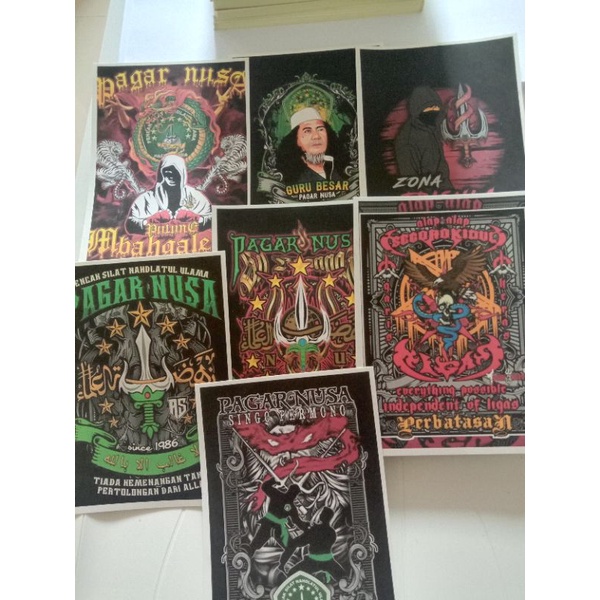 Jual Stiker pagar nusa ukuran A6 ( 9 × 13 ) | Shopee Indonesia