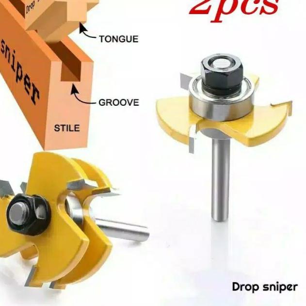 Jual Mata Profil Sambung Kayu Mata Profil Tounge and Groove Router