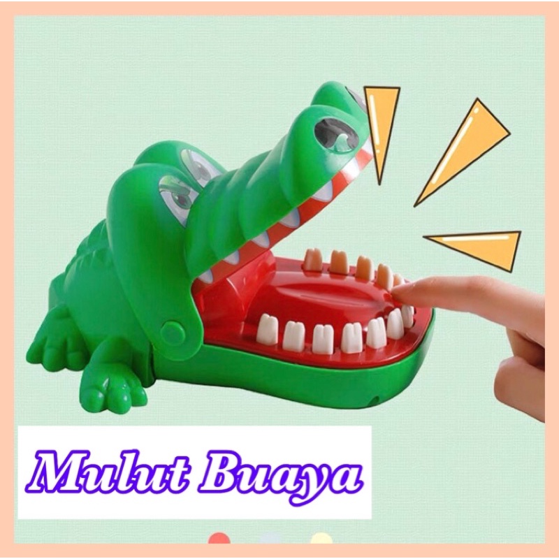 Jual HAPPYTOYS.888 #A62 MAINAN BUAYA GIGIT GAME DOKTER GIGI BUAYA UNTUK ...